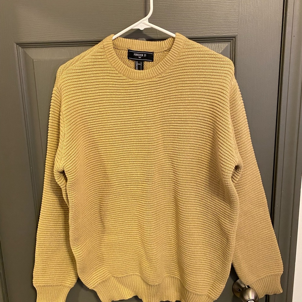 Men’s Forever 21 Gold Sweater